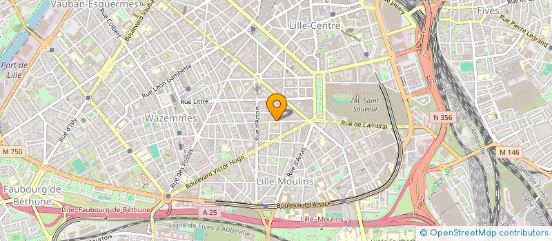 localisation de l'entreprise VEP DEVELOPPEMENT à LILLE