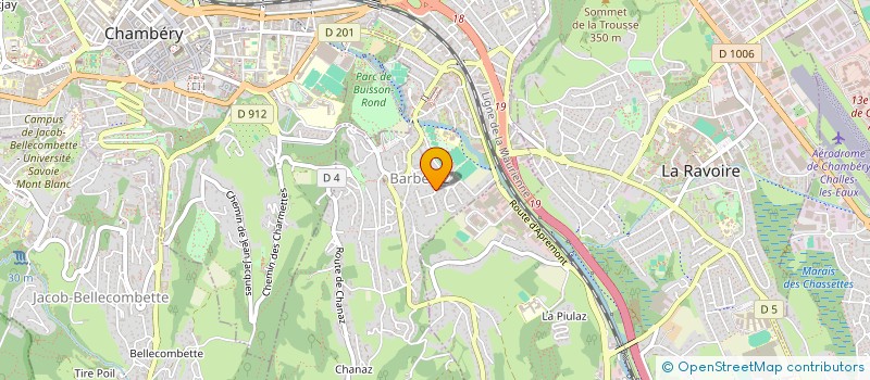 localisation de l'entreprise VEPA  BARBERAZ