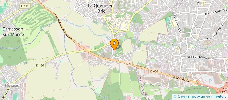 localisation de l'entreprise VEPE  LA QUEUE-EN-BRIE