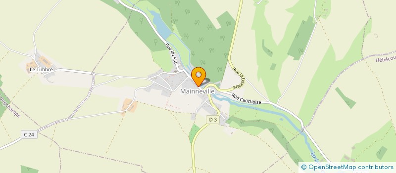 localisation de l'entreprise VEPENET à MAINNEVILLE