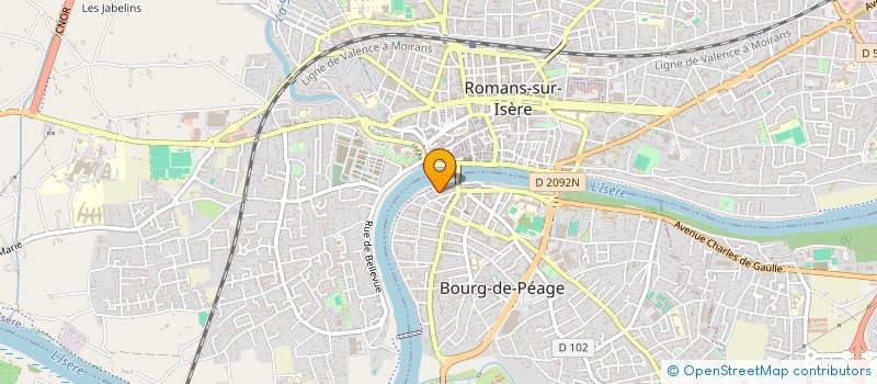 localisation de l'entreprise VEPH  BOURG-DE-PEAGE