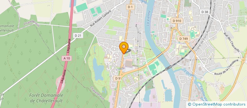 localisation de l'entreprise VEPMAF à CHATELLERAULT