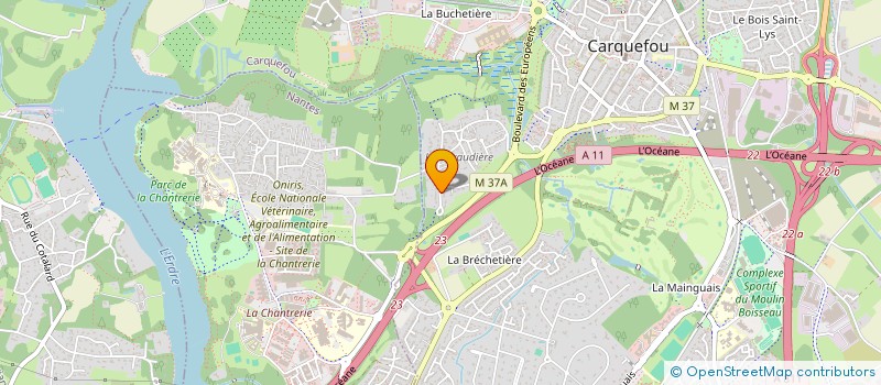 localisation de l'entreprise VEPPSA  CARQUEFOU