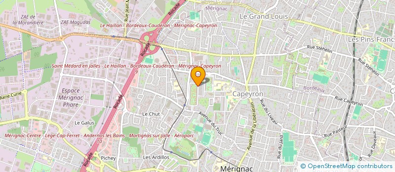 localisation de l'entreprise VER'KALICE à MERIGNAC