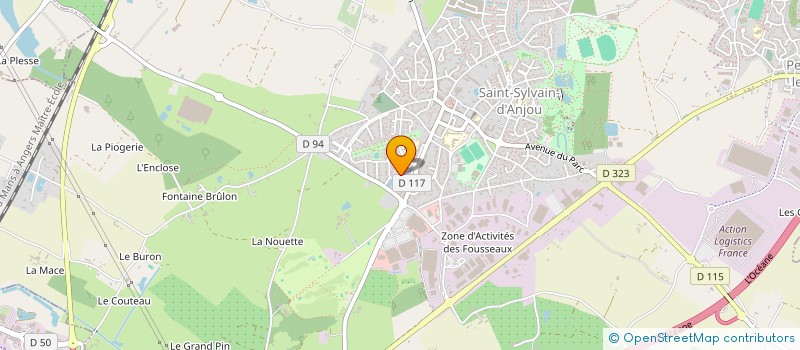 localisation de l'entreprise VER'OCEANE  VERRIERES-EN-ANJOU