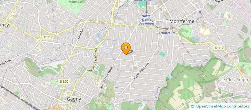 localisation de l'entreprise VERA  MONTFERMEIL