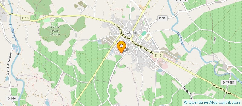 localisation de l'entreprise VERA  ROUJAN