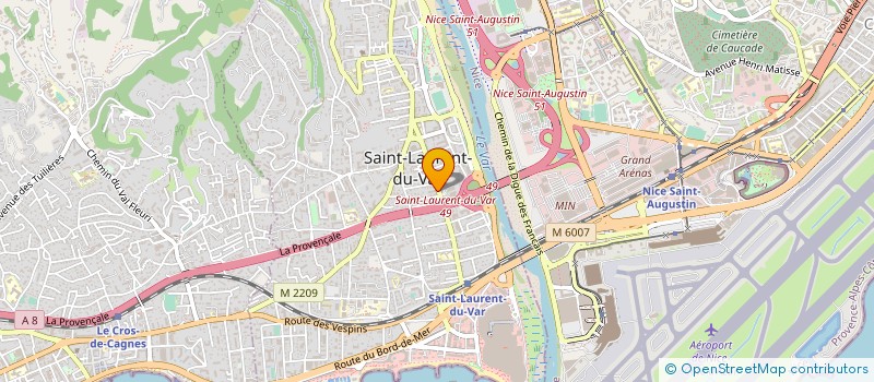 localisation de l'entreprise VERA BEPA à SAINT-LAURENT-DU-VAR