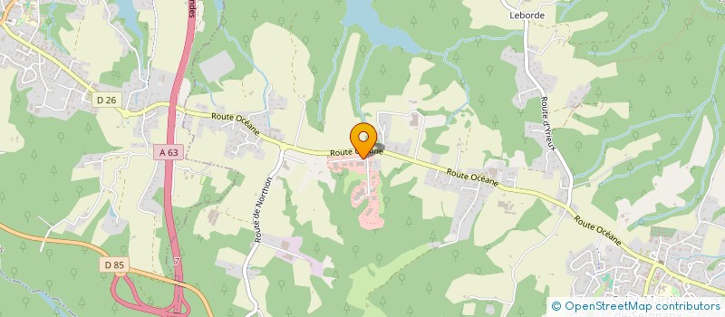 localisation de l'entreprise VERA CARRELAGES  SAINT-MARTIN-DE-SEIGNANX