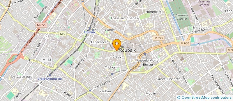 localisation de l'entreprise VERA CYCLING à ROUBAIX
