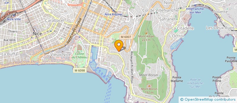 localisation de l'entreprise VERA HOLDING à NICE