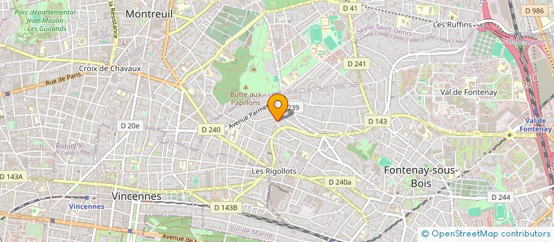localisation de l'entreprise VERA ICONE à FONTENAY-SOUS-BOIS