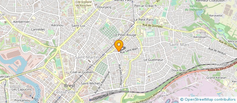 localisation de l'entreprise VERA KOUE à BREST