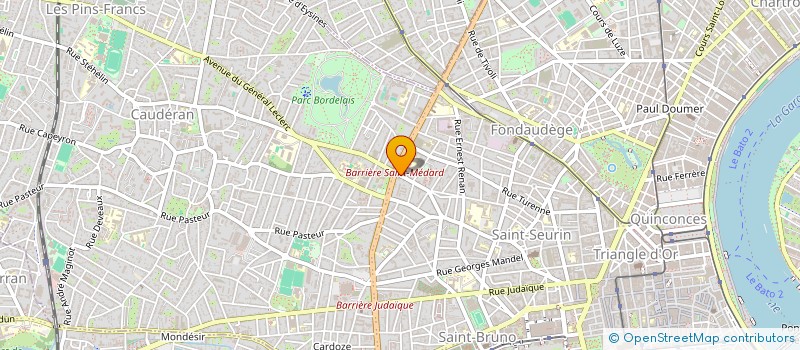 localisation de l'entreprise VERA NAPOLI  BORDEAUX