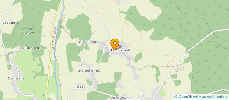 localisation de l'entreprise VERA NEXUS à LA FERTE-LOUPIERE
