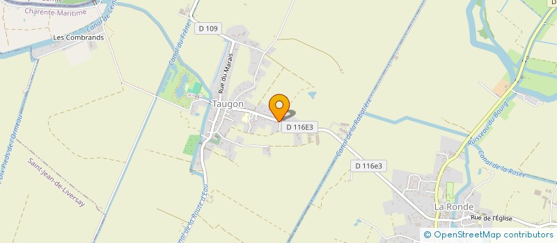 localisation de l'entreprise VERAB  TAUGON