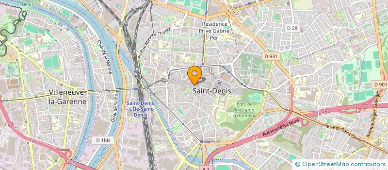 localisation de l'entreprise VERABAT à SAINT-DENIS