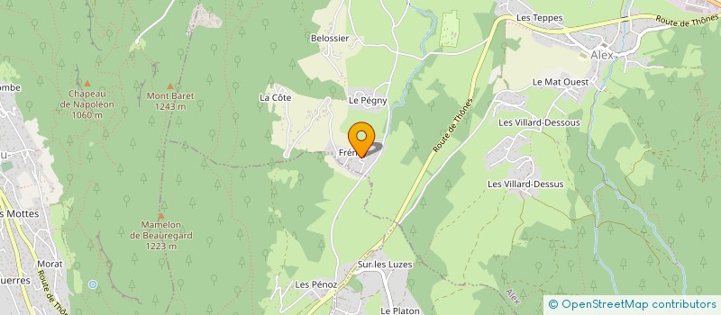 localisation de l'entreprise VERACY à ANNECY