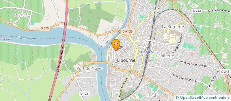 localisation de l'entreprise VERAIL SAP à LIBOURNE