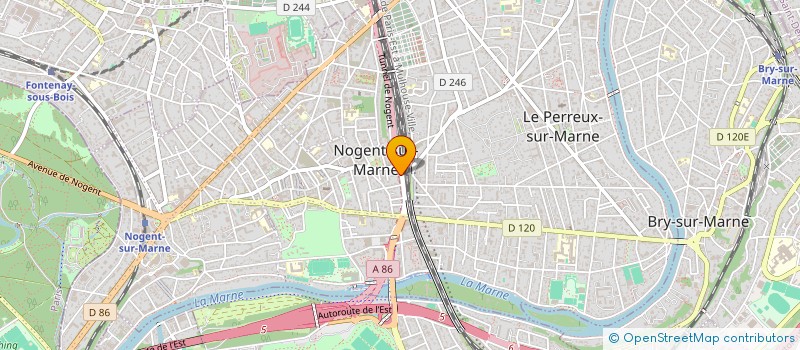 localisation de l'entreprise VERAL UB INDUSTRIES à NOGENT-SUR-MARNE