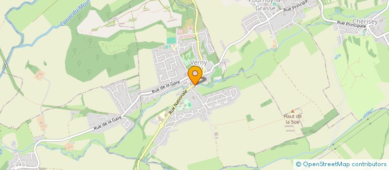 localisation de l'entreprise VERALDIS  VERNY