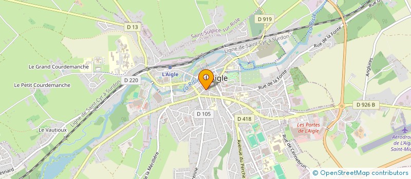 localisation de l'entreprise VERALICRIS à L'AIGLE