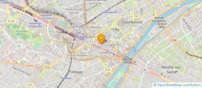 localisation de l'entreprise VERALLIA FRANCE à COURBEVOIE