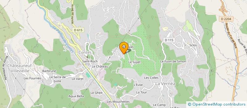 localisation de l'entreprise VERALU SEM à CONTES