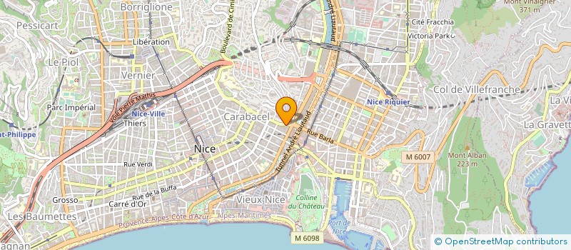 localisation de l'entreprise VERAN COSTAMAGNA SA à NICE