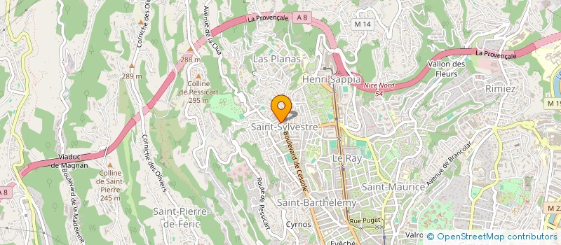 localisation de l'entreprise VERAN D'AGOSTINO à NICE