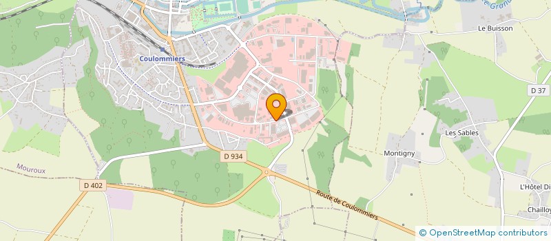 localisation de l'entreprise VERAN-DAR 77 à COULOMMIERS