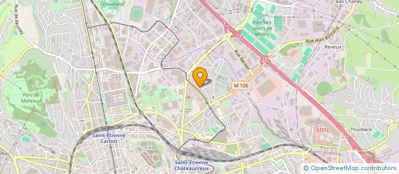 localisation de l'entreprise VERAN-GONNOT  SAINT-ETIENNE