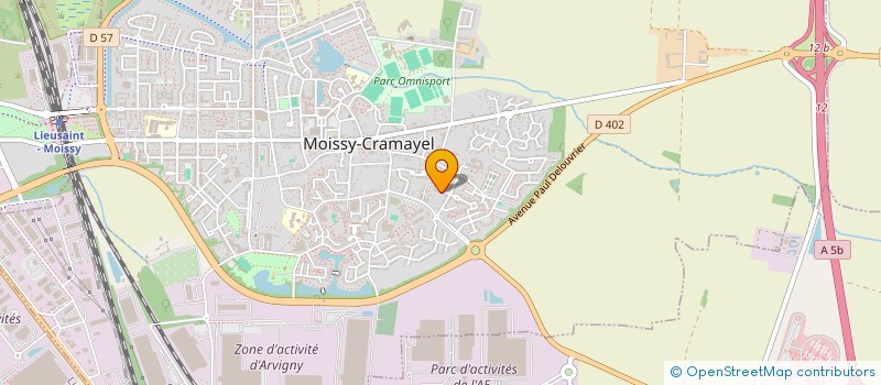 localisation de l'entreprise VERAN MARY EURL à MOISSY-CRAMAYEL