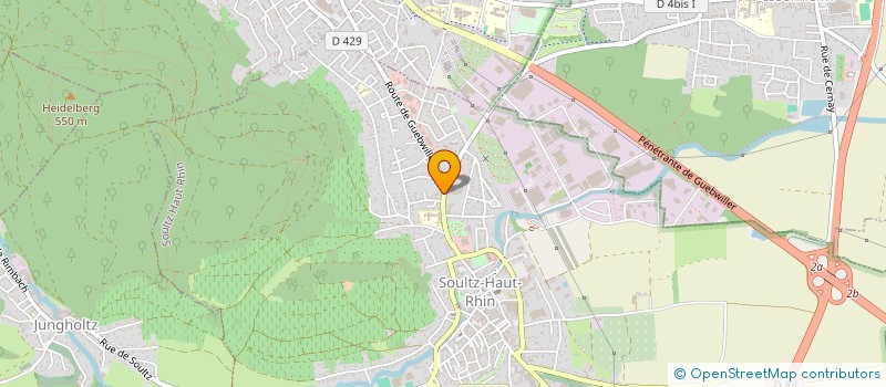 localisation de l'entreprise VERANBOIS à SOULTZ-HAUT-RHIN