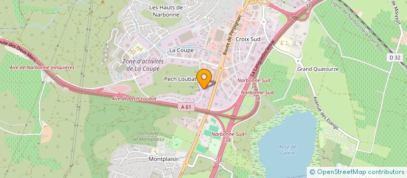 localisation de l'entreprise VERAND  NARBONNE