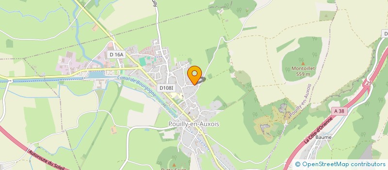 localisation de l'entreprise VERAND  POUILLY-EN-AUXOIS