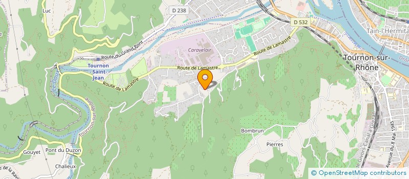 localisation de l'entreprise VERAND à TOURNON-SUR-RHONE