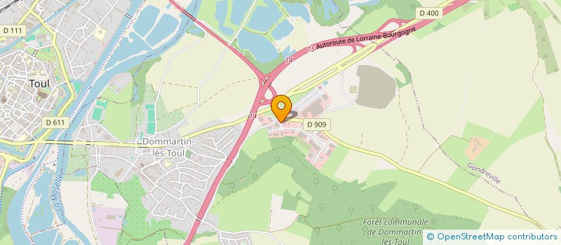 localisation de l'entreprise VERAND'ART CREATION à DOMMARTIN-LES-TOUL