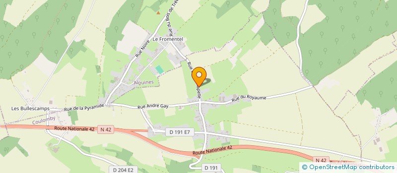localisation de l'entreprise VERAND'AVENIR à COULOMBY