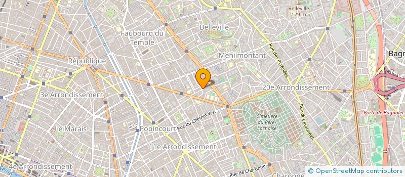 localisation de l'entreprise VERANDA  PARIS