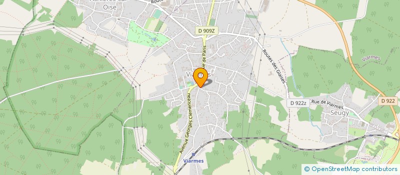 localisation de l'entreprise VERANDA.BAT  CHAUMONTEL