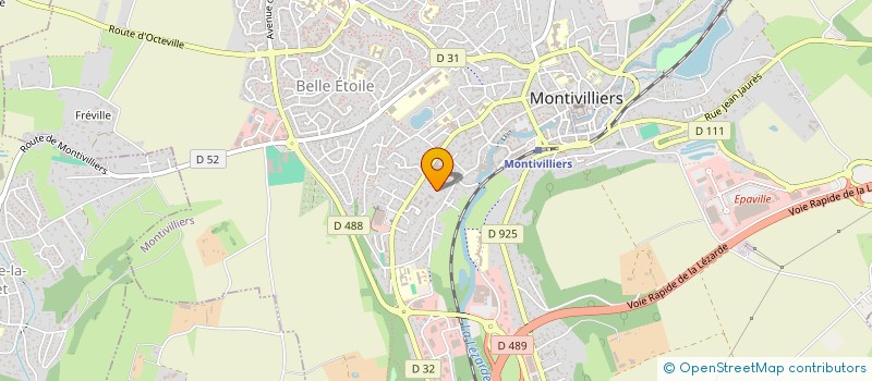 localisation de l'entreprise VERANDA CONCEPT à MONTIVILLIERS