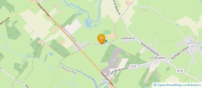 localisation de l'entreprise VERANDABELLE  DAMPIERRE-EN-BRAY