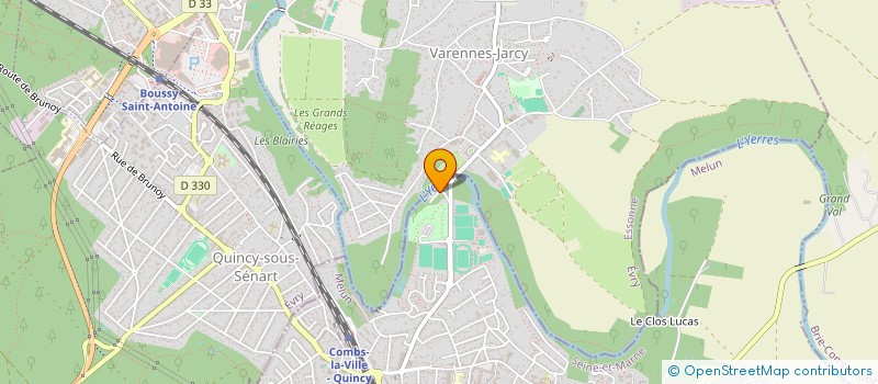 localisation de l'entreprise VERANDAS ILE DE FRANCE  COMBS-LA-VILLE