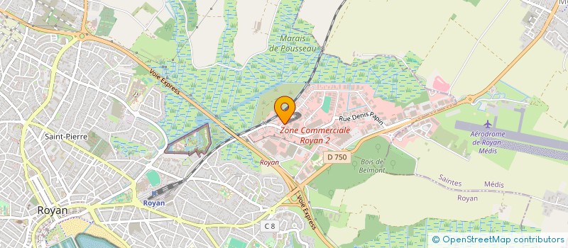 localisation de l'entreprise VERANDAS MONNET ROYAN  ROYAN