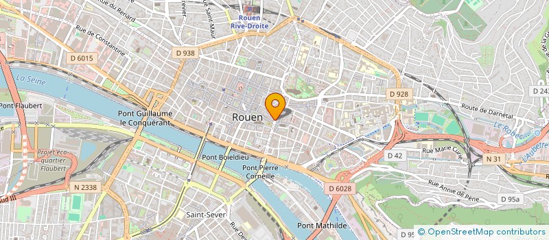 localisation de l'entreprise VERANDAS STORES DISTRIBUTION à ROUEN