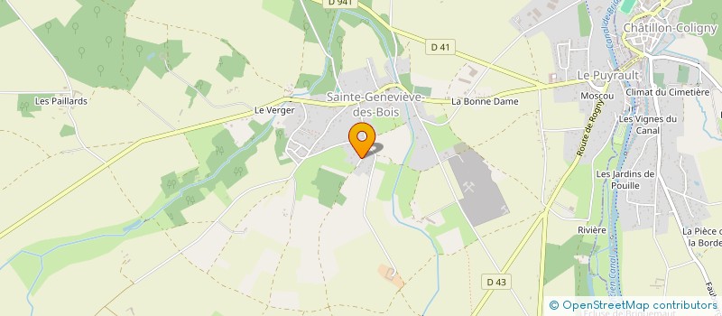 localisation de l'entreprise VERANDATNET à SAINTE-GENEVIEVE-DES-BOIS