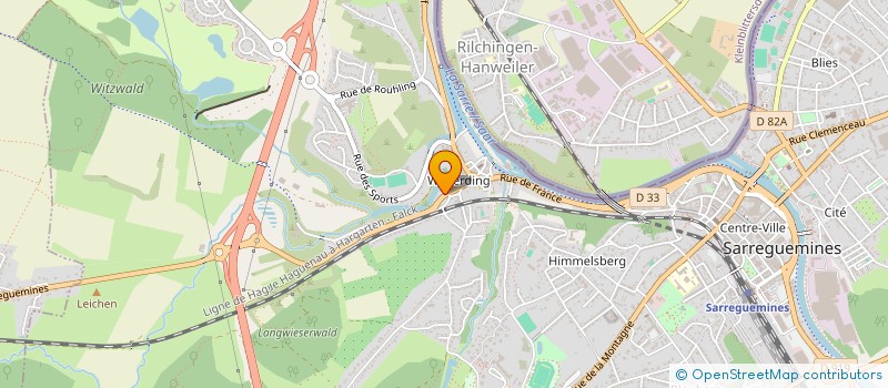 localisation de l'entreprise VERANNE MEDICAL à SARREGUEMINES