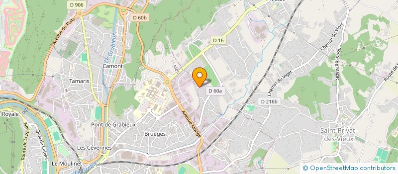 localisation de l'entreprise VERANO LEONES  SAINT-PRIVAT-DES-VIEUX