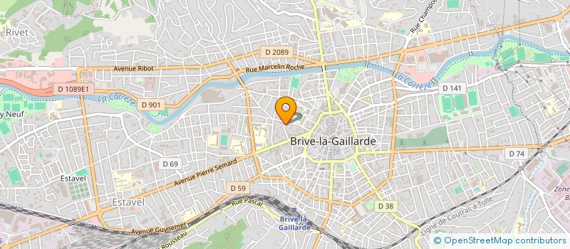 localisation de l'entreprise VERAR NAUTILUS  BRIVE-LA-GAILLARDE